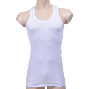 [BYC]면 백색 무지 남성 런닝