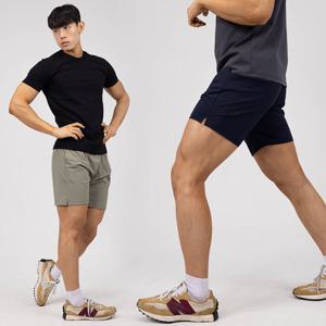 엘라모 남성 머슬핏 트임 반바지 XS~XL