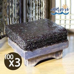 청정 완도 전장 파래김 100매 x 3봉 LAOP3H