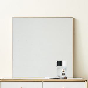(착불) 미러 거울 600 현관 벽걸이 사각 은경 모던 화장실 화장대 스틸 원룸 심플 빈티지