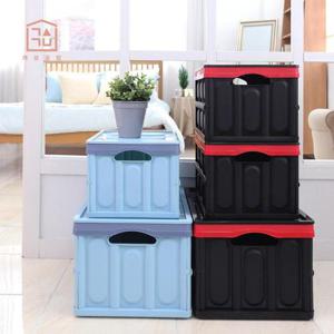 하하만족 적층형 블럭 폴딩박스 30L 블랙