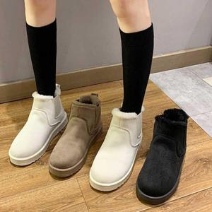 여성부츠가을구두 털부츠 귀여운 겨울 앵클 부츠 여자 친구 선물 코디 부추신발겨울신발 HW814D85
