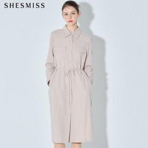 [쉬즈미스][쉬즈미스] 지적인 품격 플랩포켓 셔츠 원피스