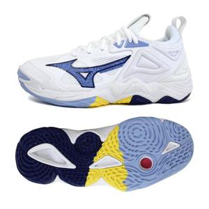 미즈노 웨이브 모멘텀 3 배구 남자 여자 배드민턴 배구 인도어화 체대입시화 화이트 V1GA2312-97