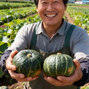 [팜보스]미니단호박 제주산 소형 찜용 소과(250g) 5kg내외