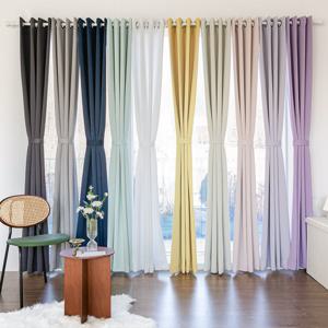 까르데코 디망쉬 긴창 암막커튼 2장