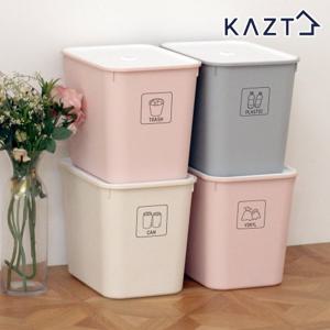 [가쯔] 마카롱 일반형 분리수거함 대형 3P