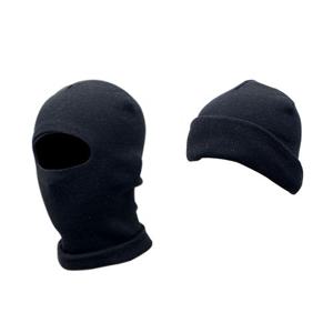 니트모자 겨울용모자 바람막이두건 블랙비니