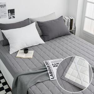 킹침대패드 샤이니 순면 밴딩패드 K 그레이 단품 카페트겸 패드 킹패드 HWF13AC3