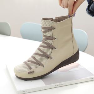 제이슈 / 제이슈 지쎄수제화 양가죽 글린 앵클 숏 부츠 4.5cm