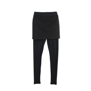 여성 밍크퍼 4부 치마레깅스 1P 겨울 기모 치랭스 (WB460BE)