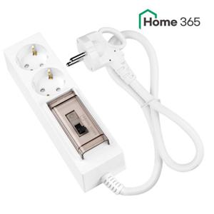 [홈365] 국산 고용량 멀티탭 2구 0.7m / 에어컨 대용량 건조기 전용 멀티탭
