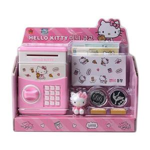 [XB24L610_47]헬로키티 미니금고 키티완구 은행놀이 저금통