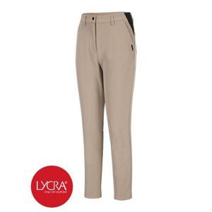 [제옥스]여성 라이크라 웜 시그니처 액티브 본딩 기모 팬츠 베이지