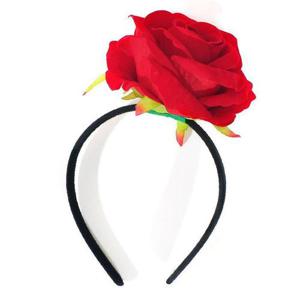 리얼장미꽃머리띠(대형)
