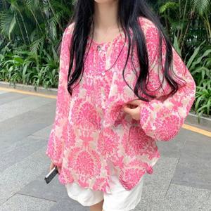 라빈에스닉블라우스 R0349