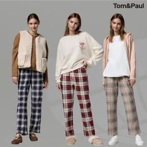 [탐앤폴][탐앤폴](파격기획가) 25FW 탐앤폴 여성 기모 체크 팬츠 3종 (L511W)_667106