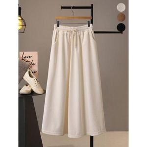 [모노시크]밸로우 코듀로이 플레어 롱 밴딩 스커트_MNSS202