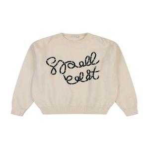 [반에이크][반에이크] 진주펄 레터링 니트_VB3ZKTQ311Z