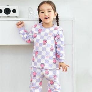 갤러리아_바풀 주니어내복 보온 겨울 누빔 실내복 잠옷 상하 150 MK FW57-05