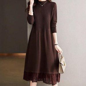 [핑크엘리제]레이스 플레어 원피스 조끼 드벨라니트원피스