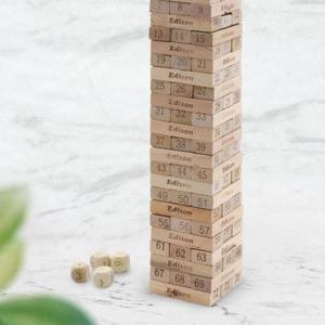 원목 나무블럭 젠가 주사위 보드게임 놀이 (WFHS4C1)