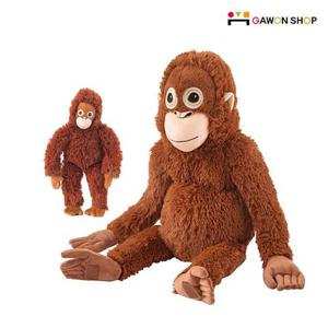 이케아 1+1 DJUNGELSKOG 오랑우탄 인형 세트/큰 오랑우탄과 작은 오랑우탄/원숭이인형