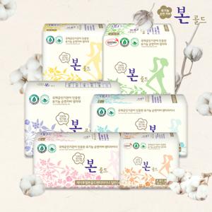 [국내생산]  유기농본 골드 생리대 6개월 구성