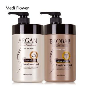 메디플라워 아르간/바오밥 트리트먼트 헤어팩 1000mlx2개