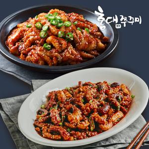 [오늘출발] 홍대쭈꾸미 300g 3팩+홍대낙지 300g 3팩 (1.8kg) 수제양념 낙지 쭈꾸미볶음