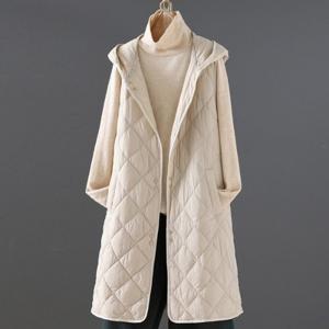 [몽벨리즈]엘란후드누빔롱조끼 mde2300921