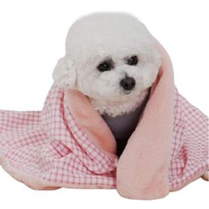 반려동물용품 강아지 극세사 양면 감싸게 이불 중형 1P 블랭킷 낮잠