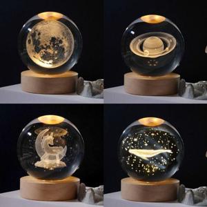 LED 인테리어 조명 수정구 무드등 집들이 선물 어린이 WFHL6L3