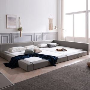 착불/ 저상형 패밀리침대 Q+Q 매트포함 YSBM1920