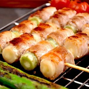 [다물꼬치] 12년 장인의 수제 삼겹치즈떡말이꼬치 400g (5꼬치) 캠핑꼬치