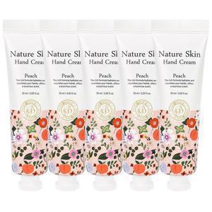 (5개)푸드어홀릭 네이처 스킨 피치 핸드크림