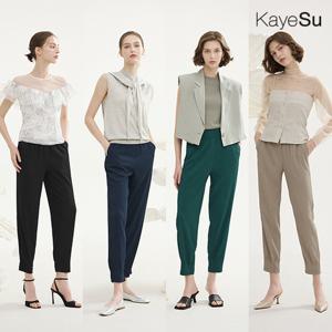 (런칭가 69,900원)[케이수] 25SS 썸머 쿨 에어홀 플리츠 팬츠 3종