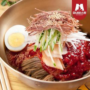 여름별미 매콤 쫄깃한 메밀 비빔막국수 10인분 (메밀면 10인분+비빔장 10인분)