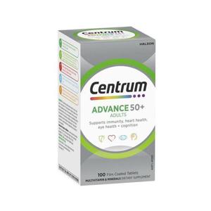 센트룸 실버 어드밴스 50세이상 멀티비타민 미네랄 100정