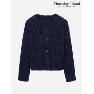 [써스데이아일랜드]나비사 라운드 자켓 가디건(T238MCD246W)