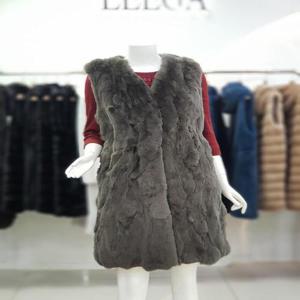 [리가모피]렉스 V넥 롱 베스트 (3컬러)