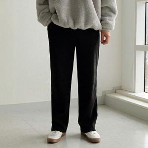 [맨즈북]겨울 융털 와이드 남성 기모스판바지 츄리닝 롱팬츠