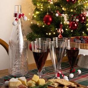 피크닉 캠핑 홈파티 파티용 분리형 샴페인잔 와인잔 5P 세트