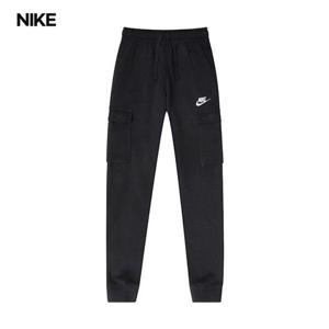 [나이키]나이키키즈 클래식 클럽 기모 주니어 아동 여성 카고 조거팬츠 트레이닝 바지 CQ4298-010