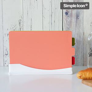 [심플아이콘]여름위생 책임지는 스마트 슬림 인덱스 도마 4P세트