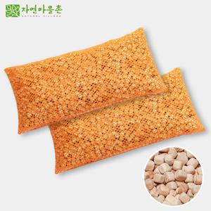 [2개구성][자연마을촌] 편백나무 망사베개(큐브칩)