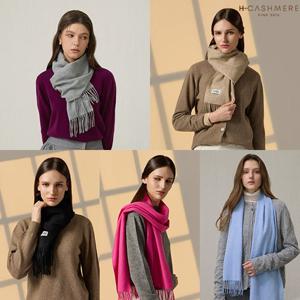 [NEW][H.캐시미어(H.Cashmere)] 25FW 몽골 퓨어 캐시미어 100% 머플러