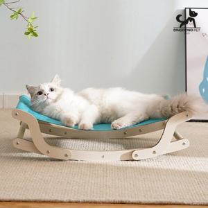딩동펫 고양이 소프트 원목 요람 해먹