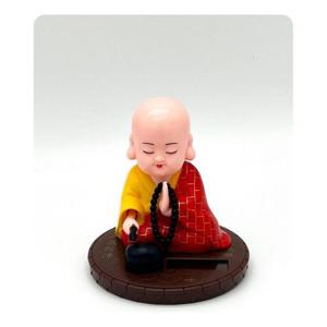 홈테리어 노호혼 태양열 목탁치는스님 인테리어소품