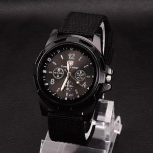 야광 아날로그 손목 시계 토익 저소음 나토밴드 군대 군인 훈련소 시험 용